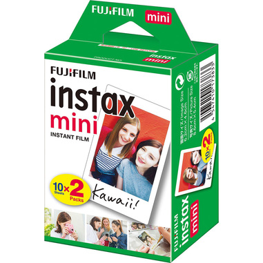 20pz Pellicola istantanea per fotocamere Instax Mini Fujifilm Instax Mini Film 