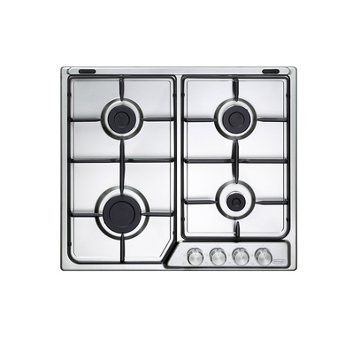 De’Longhi DFI 46 ASV piano cottura Acciaio inossidabile Da incasso 58 cm Gas 4 Fornello(i)