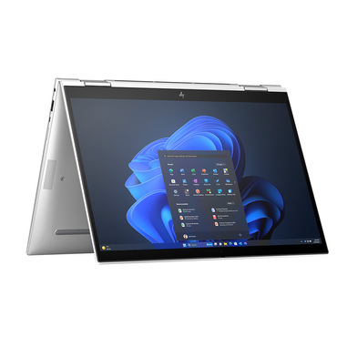 hp elite x360 830 g11 intel core ultra 5 125u ibrido (2 in 1) 33,8 cm (13.3") touch screen wuxga 16 gb lpddr5x-sdram 512 gb ssd wi-fi 6e (802.11ax) windows 11 pro ai pc argento