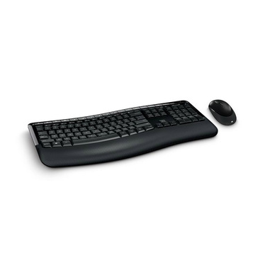 Microsoft Wireless Comfort Desktop 5050 tastiera Mouse incluso RF Wireless QWERTY Nero
