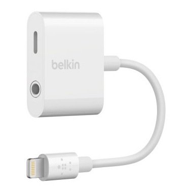 Belkin RockStar cavo per cellulare Bianco 3.5mm Lightning