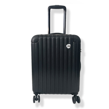 Joia Home A6851CABINABLACK bagaglio Trolley Guscio rigido Nero Acrilonitrile butadiene stirene (ABS), Poliestere