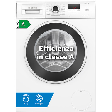 Bosch Serie 2 WGE03200IT Lavatrice a carica frontale 8 kg 1200 rpm Classe A