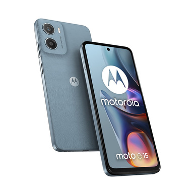 motorola moto e15 16,9 cm (6.67") doppia sim android 14 go edition 4g usb tipo-c 2 gb 64 gb 5200 mah blu