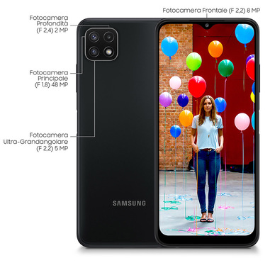 Samsung Galaxy A22 5G 6.6" 64 GB espandibile Gray