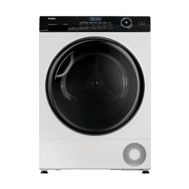 haier i-pro serie 5, asciugatrice 10 kg, classe d, bianco, inverter, wi-fi, hygienic, hd100-d959e-it