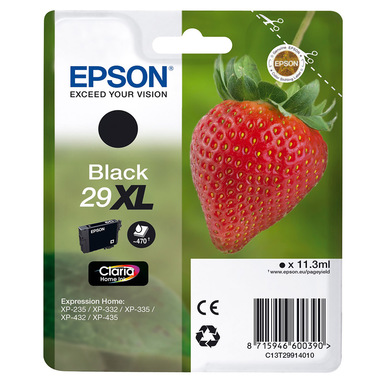 Epson Strawberry 29XL cartuccia d'inchiostro 1 pz Originale Resa elevata (XL) Nero