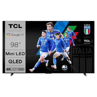 TCL C80 TV Mini LED 4K 98" 98C809 144Hz Onkyo Google TV