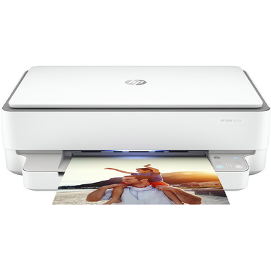 HP ENVY Stampante multifunzione HP 6032e, Colore, Stampante per Abitazioni e piccoli uffici, Stampa, copia, scansione, wireless, HP+, idonea a HP Instant Ink, stampa da smartphone o tablet