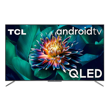 TCL 50C715 50 pollici QLED TV, 4K Ultra HD, Smart TV con sistema Android 9.0 (HDR 10+, Micro dimming, Dolby Vision-Atmos), Controllo Vocale Hands-Free, Design ultra sottile in alluminio e senza bordi, compatibile con Google Assistant & Alexa