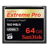 sandisk 64gb extreme pro cf 160mb/s compactflash