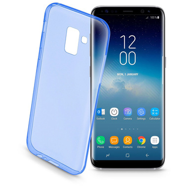 Cellularline Color Case - Galaxy S9 Custodie colorate e ultrasottili Blu