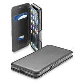 cellularline book clutch - iphone 11 pro max custodia a libro con chiusura di sicurezza magnetica nero