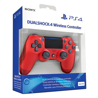 Sony DualShock 4 V2 Rosso Bluetooth/USB Gamepad Analogico/Digitale 