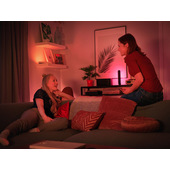 philips hue white and color ambiance play kit base con alimentatore nero