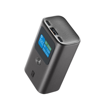 Cellularline Ultron 10000 Caricabatterie Portatile 10000mAh 30W con LCD display