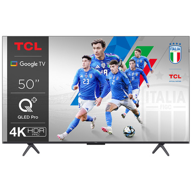 TCL C65 Serie C6 Smart TV QLED 4K 50" 50C655, Dolby Vision, Dolby Atmos, Google TV