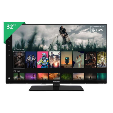 Telefunken TE32750B45I2DT TV 81,3 cm (32") WXGA Smart TV Nero 250 cd/m²