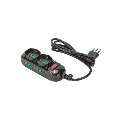 FANTON 474154 prolunghe e multiple 1,5 m 4 presa(e) AC Interno Nero