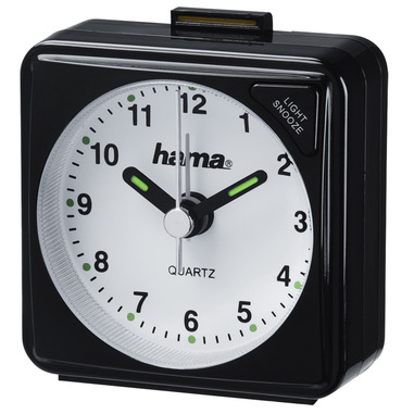 Hama Sveglia da viaggio "A50", funzione Snooze, nero