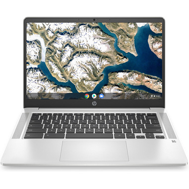 HP Chromebook 14a-na0019nl N4020 35,6 cm (14") Full HD Intel® Celeron® 4 GB LPDDR4-SDRAM 64 GB eMMC Wi-Fi 5 (802.11ac) ChromeOS Argento