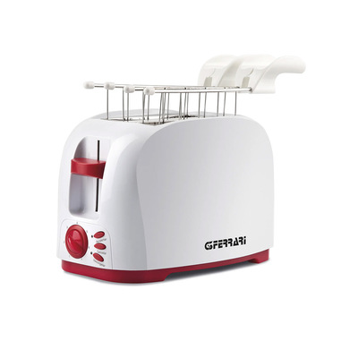 G3 Ferrari G10179 tostapane 7 2 fetta/e 800 W Rosso, Bianco