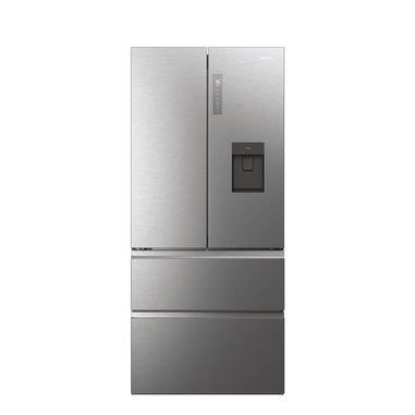Haier FD 83 Serie 7 HFW7819EWMP frigorifero side-by-side Libera installazione 537 L E Platino, Acciaio inox