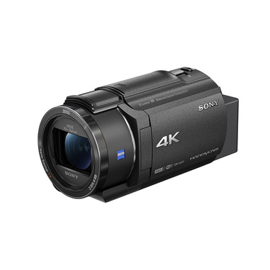 Sony FDR-AX43 – Videocamera Digitale 4K Ultra HD con Sistema di stabilizzazione integrato a cinque assi (Balanced Optical SteadyShot™), Zoom ottico 20x, LCD orientabile, nero