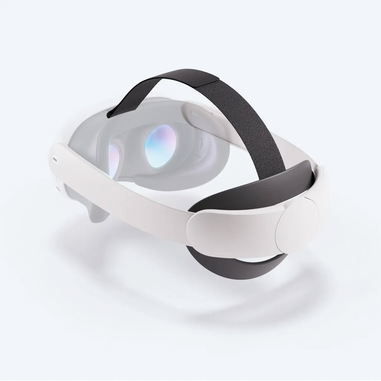 META Cinturino Elite per Quest con batteria – Compatibile con Quest 3/3S – Fino a 2 ore di gioco in più – Massimo comfort e distribuzione del peso – Vestibilità ergonomica e regolabile