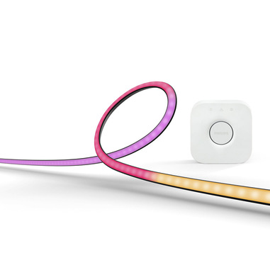 Philips Hue White and Color Ambiance Lightstrip Gradient per PC 32 -34" Starter kit + Hue Bridge