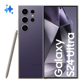 samsung galaxy s24 ultra smartphone ai, display 6.8'' qhd+ dynamic amoled 2x, fotocamera 200mp, ram 12gb, 1tb, 5.000 mah, titanium violet