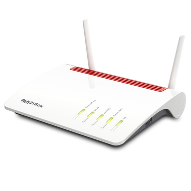 FRITZ!Box Box 6890 LTE router wireless Gigabit Ethernet Dual-band (2.4 GHz/5 GHz) 3G 4G Rosso, Bianco