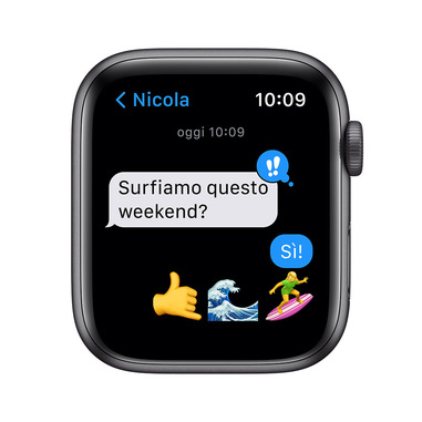 Apple Watch SE GPS, 44mm Cassa in Alluminio Grigio scuro con Cinturino  Sport Mezzanotte | Smartwatch in offerta su Unieuro