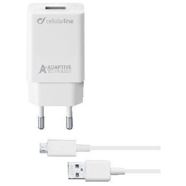 Cellularline Adaptive Fast Charger Kit 15W - Micro USB - Samsung