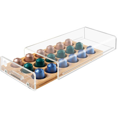 Portacapsule Caffè NYSUZHOUJI - Oro, 18 Capsule, Design Moderno - Foto 2