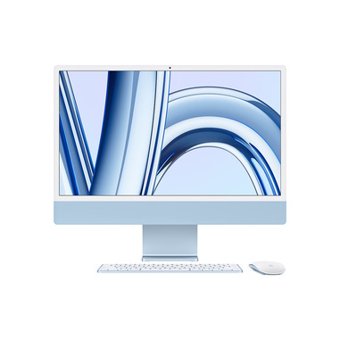 Apple iMac con Retina 24'' Display 4.5K M3 chip con 8‑core CPU e 8‑core GPU, 256GB SSD - Blu Imac Custom