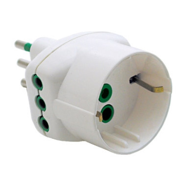 FANTON 82210 adattatore per presa di corrente Tipo L (IT) Bianco