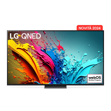 LG QNED 75'' Serie QNED87 75QNED87T6B, TV 4K, 4 HDMI, SMART TV 2024