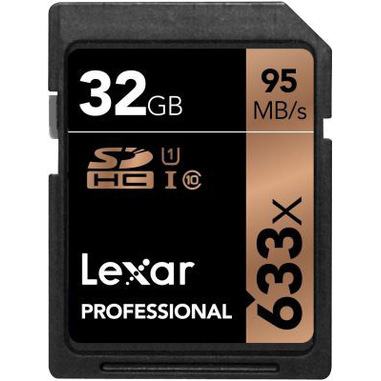 Lexar Professional 633x SDHC/SDXC UHS-I memoria flash 32 GB Classe 10