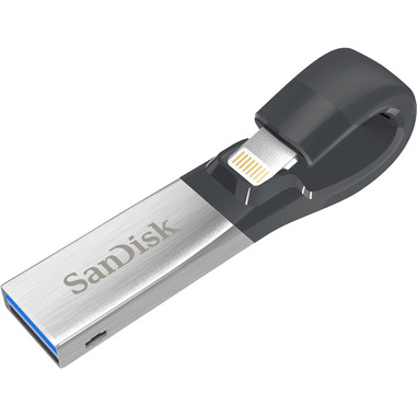 SanDisk iXpand unità flash USB 32 GB USB Type-A / Lightning 3.2 Gen 1 (3.1 Gen 1) Nero, Argento