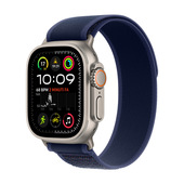 apple watch ultra 2 gps + cellular 49mm cassa in titanio con blue trail loop - s/m