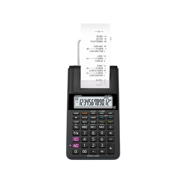 Casio HR-8RCE-BK calcolatrice Desktop Calcolatrice con stampa Nero