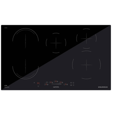 Glem Gas GTI951BSL piano cottura Nero Da incasso 90 cm Piano cottura a induzione 4 Fornello(i)