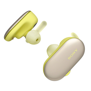 Sony WF-SP900 Cuffie True Wireless Stereo (TWS) In-ear Calls/Music Bluetooth Giallo