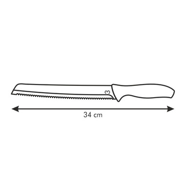 Tescoma Coltello pane 20 cm Sonic