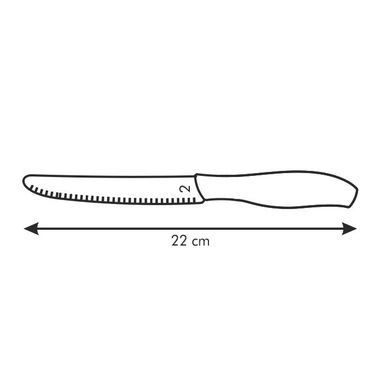 Tescoma Coltello tavola 12 cm, 6 pz Sonic