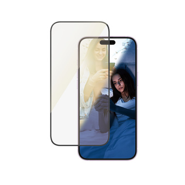 PanzerGlass EyeCare Pellicola in Vetro Temperato iPhone 16 Plus | 15 Plus | Ultra-Wide Fit