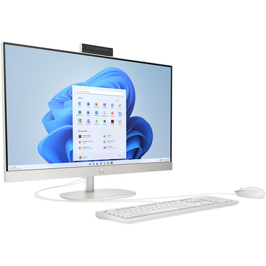 HP 27-cr0039nl Intel® Core™ i5 i5-1335U 68,6 cm (27") 1920 x 1080 Pixel PC All-in-one 16 GB DDR4-SDRAM 512 GB SSD Windows 11 Home Wi-Fi 6 (802.11ax) Bianco