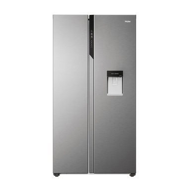 Haier SBS 90 Serie 5 HSR5918DWMP frigorifero side-by-side Libera installazione 521 L D Platino, Acciaio inox