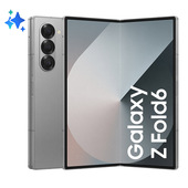 samsung galaxy z fold6 smartphone ai, 512gb, ram 12gb, display 6,3"/7,6" dynamic amoled 2x, silver shadow